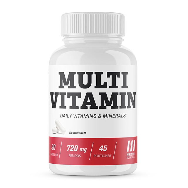 north nutrition multivitamin 90kapslar
