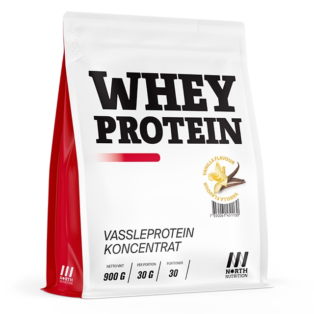 North Nutrition Whey Vanilj 900g 